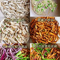 Illustration of how to stir-fry king oyster mushrooms with green pepper 2