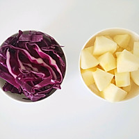 [Fruit and Vegetable Juice] Purple Cabbage and Apple Juice Recipe Illustration 2