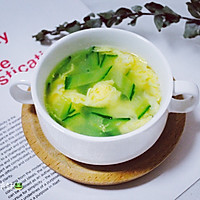 Kuaishou Cucumber Egg Drop Soup Recipe Illustration 6