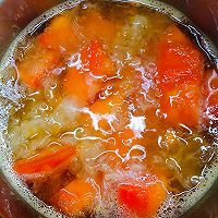 #migrant worker's healthy meal#Illustration of how to make papaya, tremella and sugar water 7