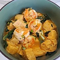 Sweet and sour shrimp and tofu stew ~ sweet and sour sauce quick dish Illustration of how to do it 5