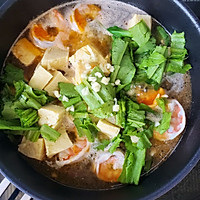 Sweet and sour shrimp tofu stew ~ sweet and sour sauce quick dish Illustration of how to do it 3