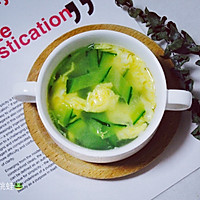 Kuaishou Cucumber Egg Drop Soup Recipe Illustration 5