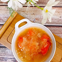 #migrant worker's healthy meal#Papaya Tremella Sugar Water Recipe Illustration 8