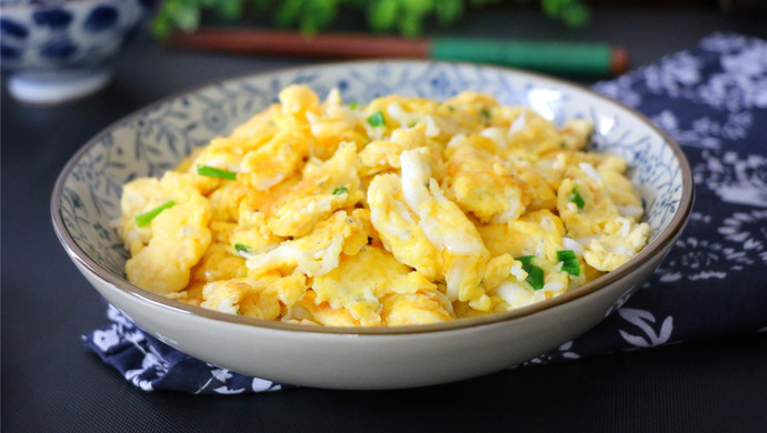 Whitebait scrambled eggs