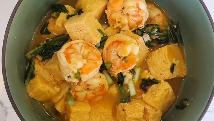 Sweet and Sour Shrimp and Tofu Pot