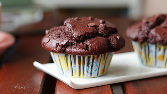 Chocolate Mushroom Muffin Cake