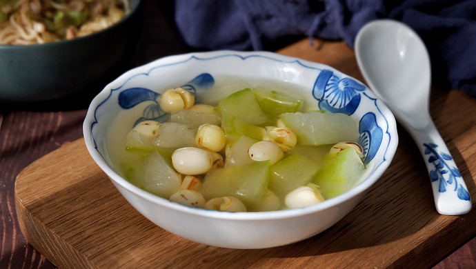 Winter Melon and Lotus Seed Soup