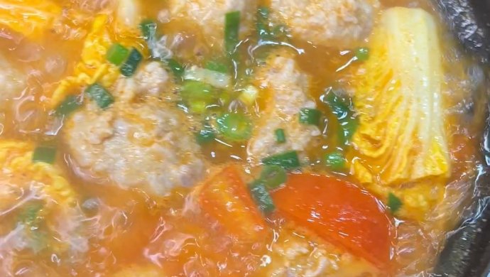 tomato meatball soup