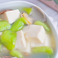 Luffa Clam Tofu Soup#How to Eat in Autumn#Recipe Illustration 11