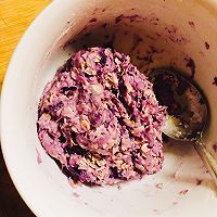 Oatmeal Purple Sweet Potato Biscuits#Internet celebrity food I will do it# Illustration of how to do it 5