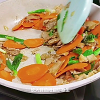 #learn to quick dishes#How to make stir-fried carrots and meat Illustration 6