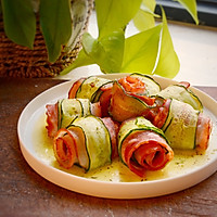 #summernight snackHigh!#How to make oven bacon and cucumber rolls Illustration 8