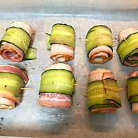 #summernight snackHigh!#How to make oven bacon and cucumber rolls Illustration 6