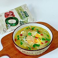 #Open a new way of nourishing winter food#Shredded radish and egg soup Illustration of how to do it 8