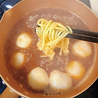 #i上五日吃在e开#10-minute quick breakfast -Illustration of how to make Hong Kong style Shacha fish ball noodles 6