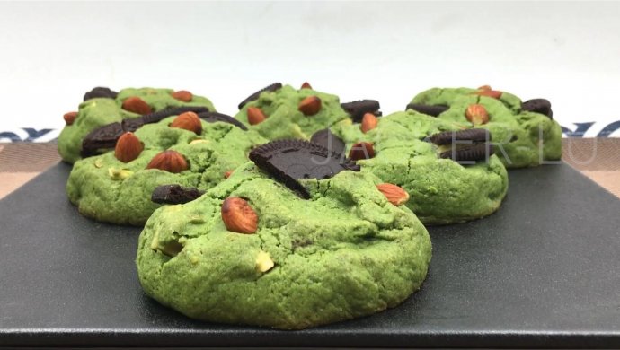 Matcha American Hazelnut Cookies