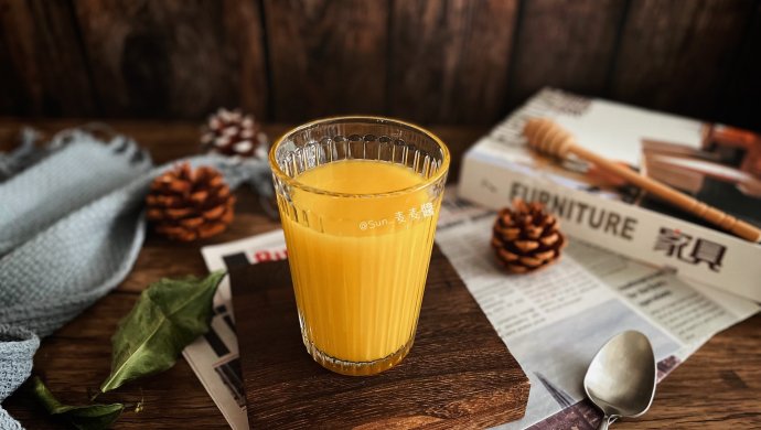 Carrot corn juice