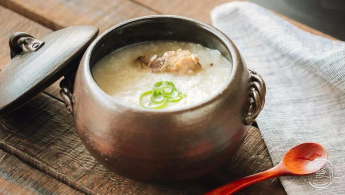 Salty bone porridge