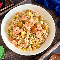 # Travel的 Delicious# Chestnut Shrimp Assorted Fried Rice Recipe Illustration 15