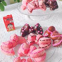 Illustration of how to make dragon fruit bow bread 6