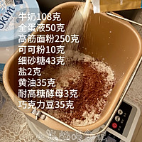 #Free Creative Bread#Bread Machine Brushed Chocolate Toast~Special Illustration of how to make incense 5