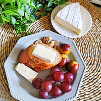 Nutritious and delicious brie cheese baguette breakfast#french natural cheese Illustration of how to do challenge #3