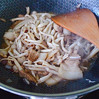 #father's day, cook a dish for dad#肉片白玉Illustration of how to make stir-fried mushrooms 10