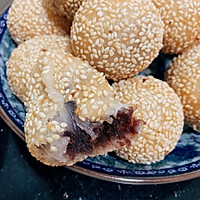 Illustration of simple snack fried sesame balls for breakfast 21