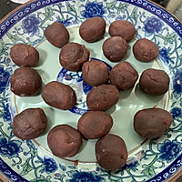 Illustration of simple snack fried sesame balls for breakfast 1