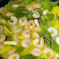 Casserole loofah and shrimp (simple version with less oil smoke) Recipe 16 