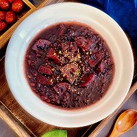 # Travel的 Delicious#Autumn Lotus Root Black Rice Porridge Recipe Illustration 6