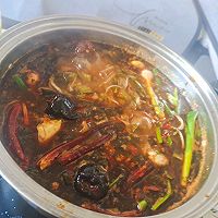 Yunnan Hot Pot ~ Fuyuan Sour Soup Pork Knuckle Hot Pot (Spicy Soup) Illustration of how to do it 7