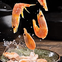 #游的吃#seafood warm mixed Canadian Arctic shrimp Illustration of how to do it 1