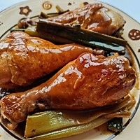 Oil-free version of roasted chicken legs with green onions | Don’t get fat during the holidays. Illustration of how to make # Travel Delicious # 8