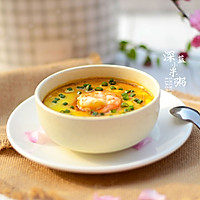 Illustration of how to make shrimp and egg custard 8