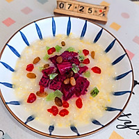 #Hifun Summer Vacation#Recipe for summer refreshing fruit ice porridge Illustration 4