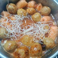 #Let the baby fall in love with every meal#rice noodles hot pot balls Illustration of how to do it 8