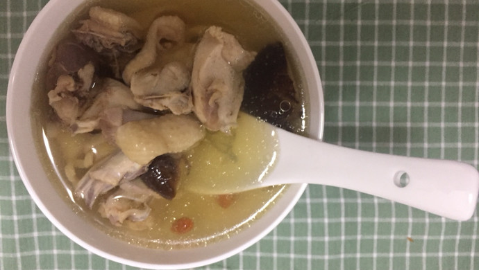 Fish Maw Snails and Chicken Soup