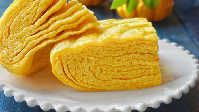 Pumpkin Thousand Layer Steamed Cake