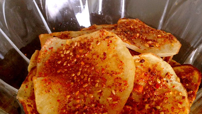 baked potato slices