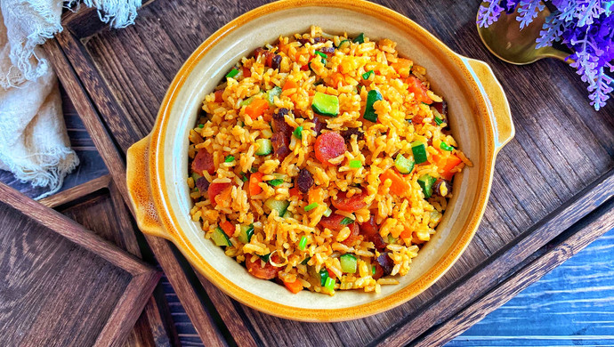 Fried Rice with Cured Meat