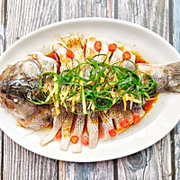 #Celebrity Chef Juice, Round Mid-Autumn Festival Delicious#Every holiday A must-have ~ steamed seabass is amazing! Recipe 10