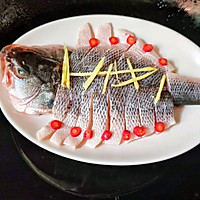 #Celebrity Chef Juice, Round Mid-Autumn Festival Delicious#Every holiday A must-have ~ steamed seabass is amazing! Recipe 6