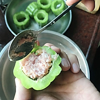 # Travel's delicious food#Bitter melon stuffed with soybean meat filling-- Recipe for clearing heat and relieving heat, delicious and nutritious! 5