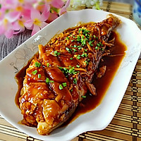 Illustration of how to make sweet and sour large peeled fish 9