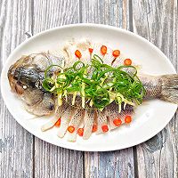 #Celebrity Chef Juice, Round Mid-Autumn Festival Delicious#Every holiday A must-have ~ steamed seabass is amazing! Recipe 7