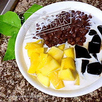 Summer Dessert - Mango Red Bean Jelly Recipe Illustration 8