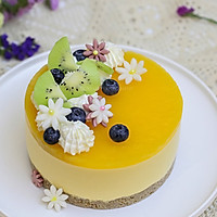 Passion Fruit Pumpkin Mousse Birthday Cake (Passion Fruit Jelly Sandwich) Illustration of how to do it 21