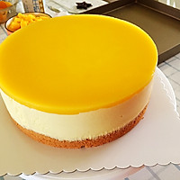 Illustration of how to make 8-inch mango mousse cake 27